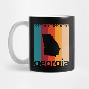 Peachtree Corners Georgia Retro Mug